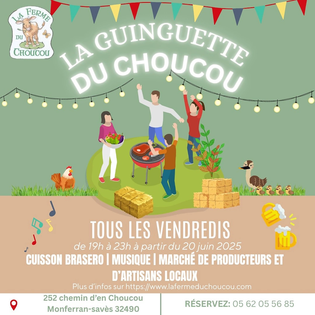affiche de la guinguette du choucou