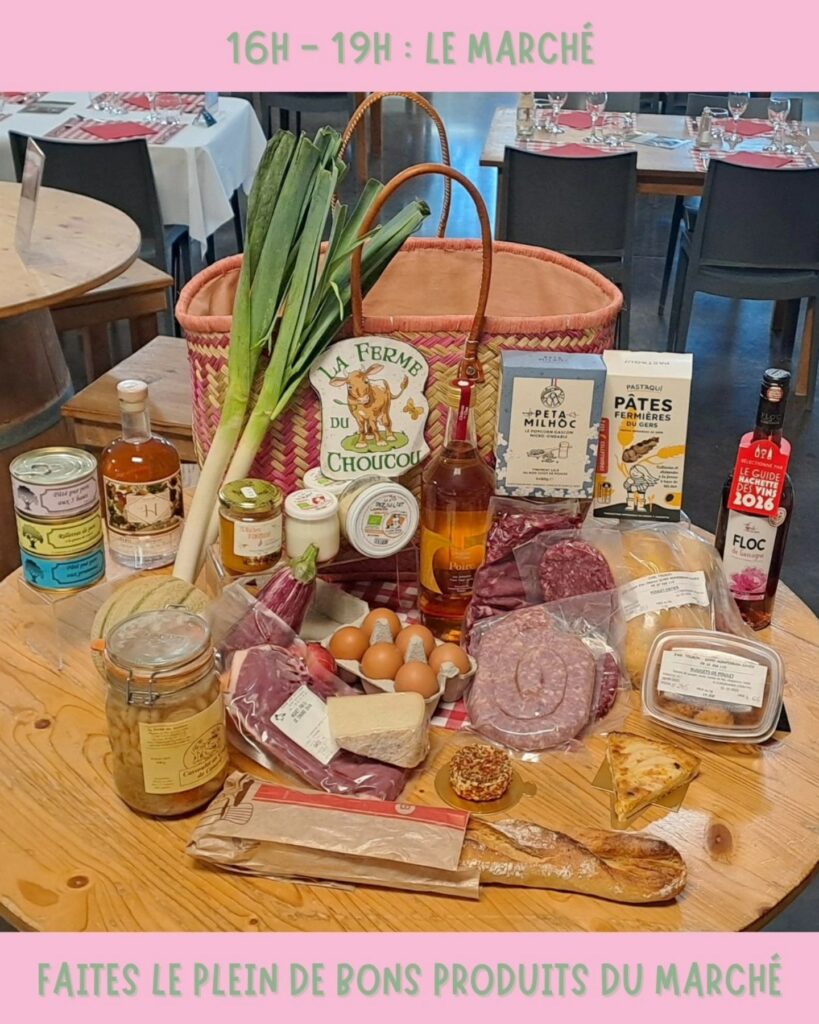 produits locaux du marche a la ferme du choucou a Monferran Saves